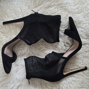 ALDO Black Mesh Stiletto Heels